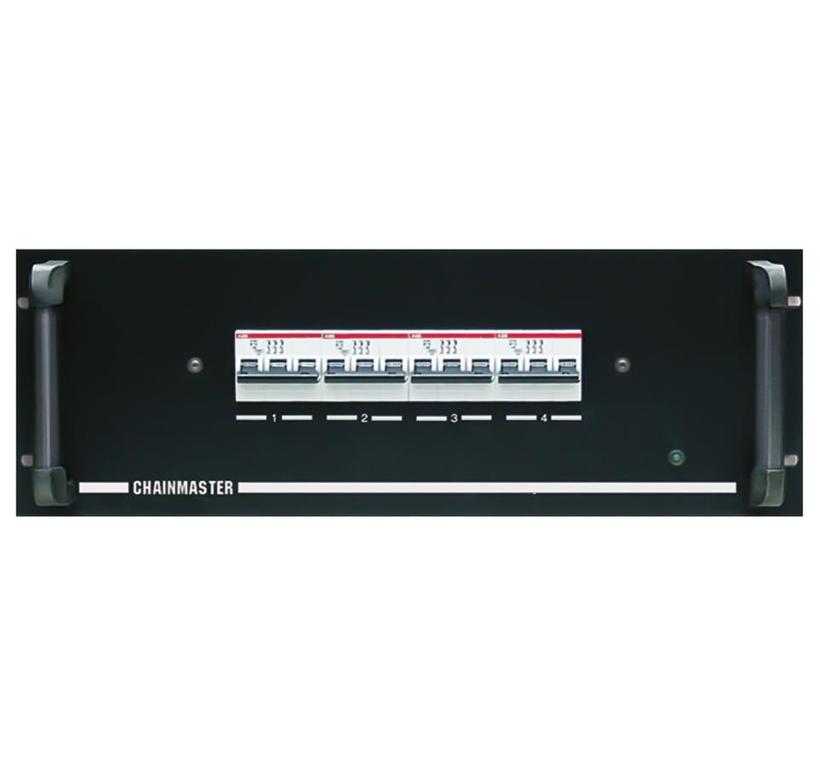 ChainMaster Handsteuerung D8,  4-Kanal, Typ II, Fernbedienung 6m Kabel, für Motoren bis 3kW, IN: CEE16/5,