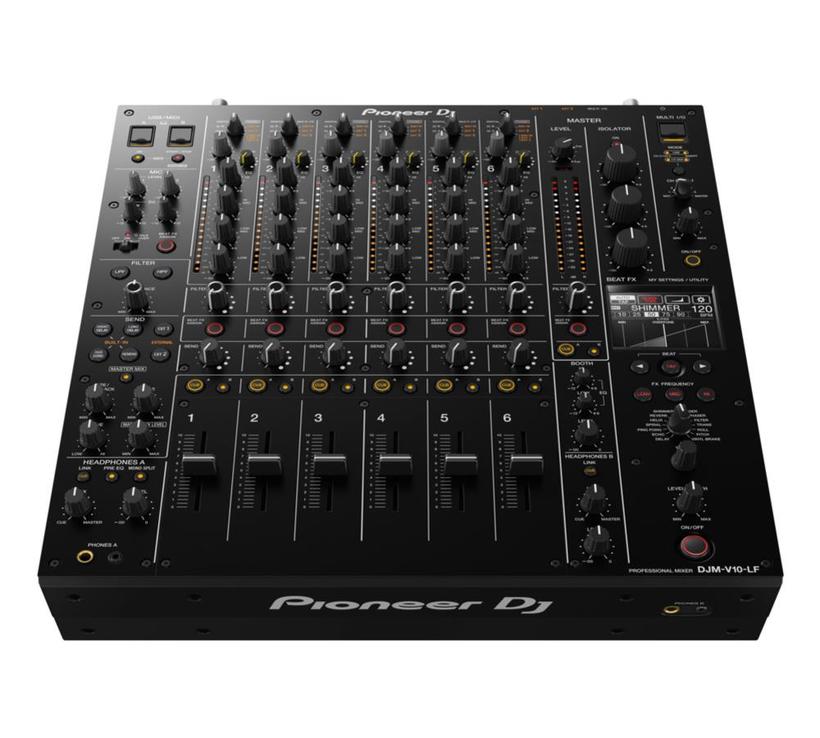 Pioneer DJM-V10LF, 6-Kanal-Profi-DJ-Mixer ***mit langen 60mm Fadern*** / ohne Crossfader!!!