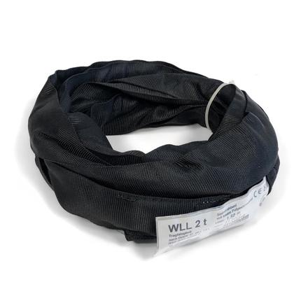 Yale Rundschlinge SSE BGV C1 1000kg, Umfang 3m / Länge 1.5m schwarz, mit Stahlseileinlage (SSE), WLL 2000kg, max. 150°C