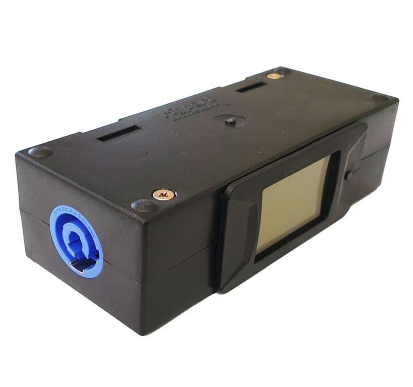 RigPortL1PM - Wi-Fi Powermonitor mit Spannung/Strom-Anzeige zum Einschleifen in 1-phasige Powercon Versorgungsstränge