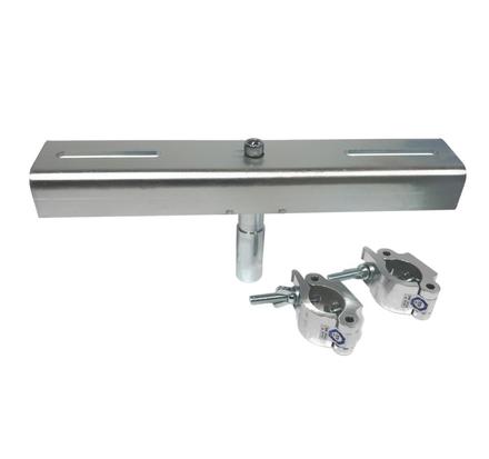 Trusskonsole BGV C1, 35mm Zapfen, 225kg, starr & neigbar für Truss 25-40cm, KomplettSET: Lieferung mit 2 Coupler M12