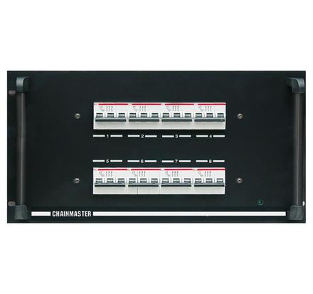 ChainMaster Handsteuerung D8,  8-Kanal, Fernbedienung 6m Kabel, für Motoren bis 3kW, IN: CEE63/5,