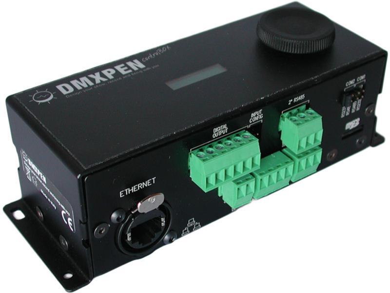 ULTRALITE DMXPEN Control Box, DMX/ArtNet-Rec&Play Artnet - DMX, 512 Kan., inkl. DMX-Software (Download) & SD