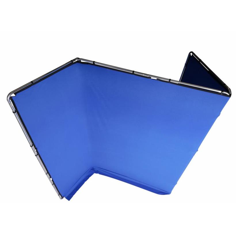 MANFROTTO Chroma Key FX Background Blue 4m x 2.9m (Kit mit Stoff und Rahmen)