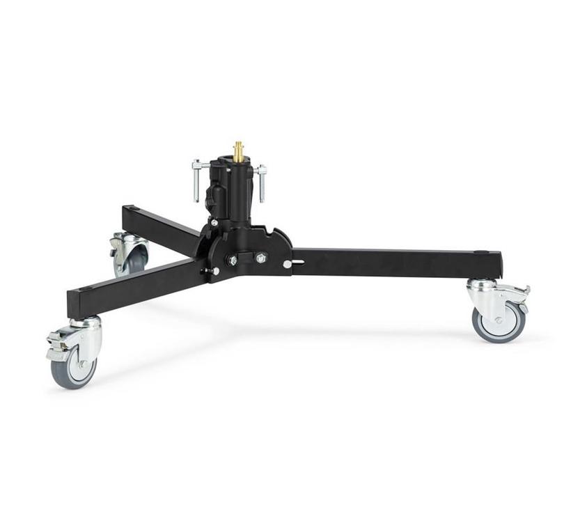 MANFROTTO BLACK SMALL BRAKE BASE WITH BRAKED WHEELS SMALL STUDIO FOLD/BASE ONLY W/BRAKED WHEELS
