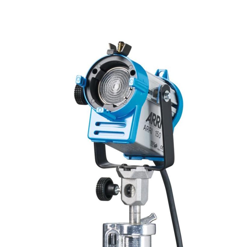 ARRI 150, 150W, MAN, Dimmer, blau/silber, ohne Stecker, Kabel 3.5m, 4-FT, FFR, 90-250V
