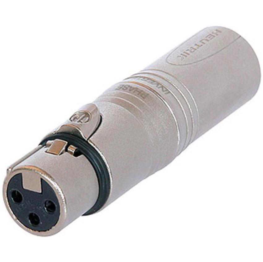 Neutrik 3pol-XLR Kabelbuchse - 3pol-XLR Kabelst. (2-3 gekr.) Serie: Adapter XLR-3-KA-ST/XLR-3-KA-BU