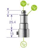 MANFROTTO ADAPT 3/8 STUD TO 5/8 STUD 3/8 