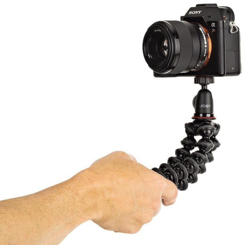 JOBY GorillaPod 1K Stativ Kit für spiegellose und Kompakt- kameras, Kompaktes Stativ und Kugelkopf für fortgeschrittene