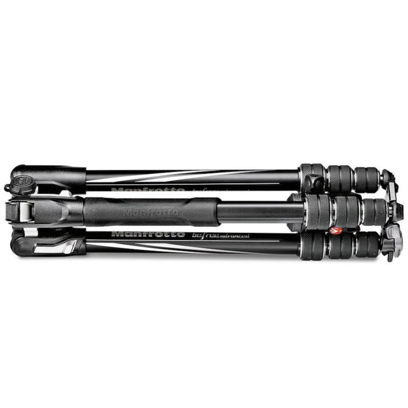 MANFROTTO Befree Advanced Alu Reisestativ Twist mit Kugelkopf, schwarz, inkl. Tragetasche