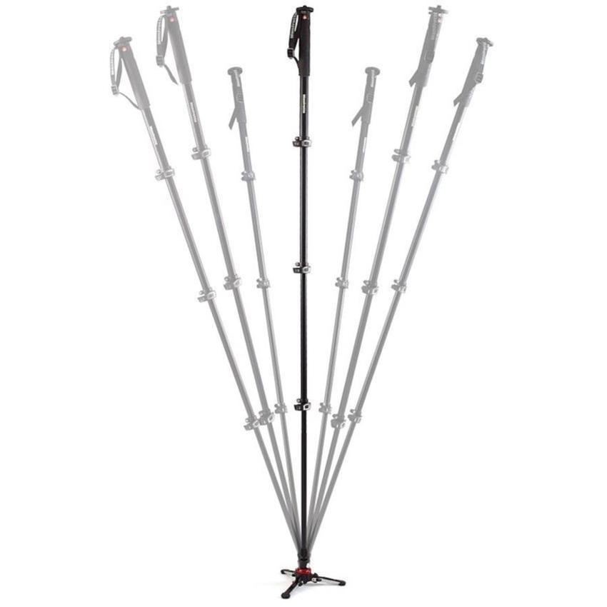 MANFROTTO XPRO Alu Video-Einbeinstativ 4 Segmente