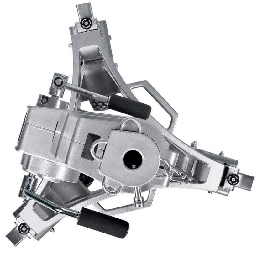 MANFROTTO LONG JOHN SILVER JUNIOR STAND FF EQUIPPED WITH FOAM FILL WHEELS !!AUSLAUFARTIKEL!!RESTPOSTEN!