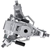 MANFROTTO LONG JOHN SILVER JUNIOR STAND FF EQUIPPED WITH FOAM FILL WHEELS !!AUSLAUFARTIKEL!!RESTPOSTEN!