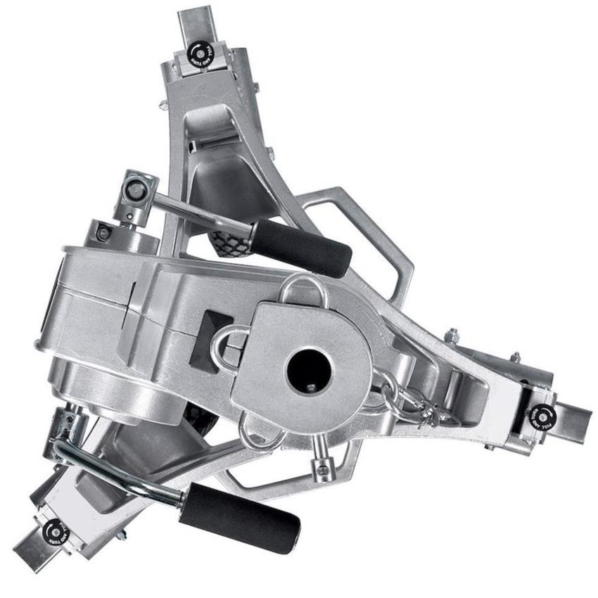 MANFROTTO LONG JOHN SILVER JUNIOR STAND FF EQUIPPED WITH FOAM FILL WHEELS !!AUSLAUFARTIKEL!!RESTPOSTEN!