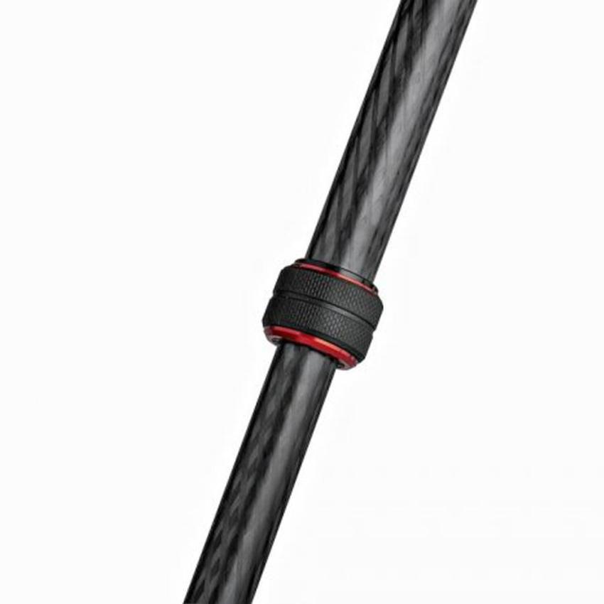 MANFROTTO 190go! Carbon Stativ Twist, 4 Segmente 