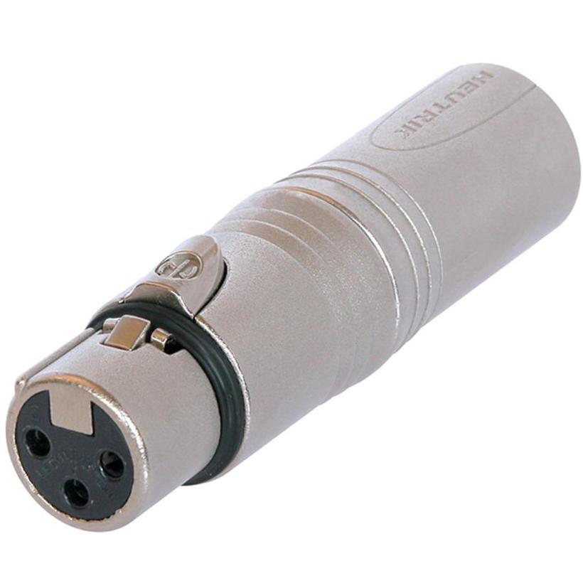 Neutrik 3pol-XLR Kabelstecker - 3pol-XLR Kabelbuchse Serie: Adapter XLR-3-KA-ST/XLR-3-KA-BU