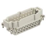 Harting HB-16 SS, Steckereinsatz mit Drahtschutz STI-S Stifteinsatz, Schraubanschluß