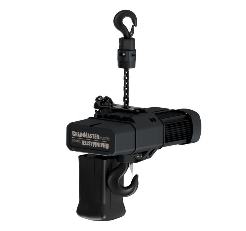ChainMaster Rigging Lift BGV D8+ Ultra, max. 2000kg, 25m Kette, Kettenspeicher, 4m/min, Kabel 1m, CEE16/4