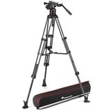 MANFROTTO Nitrotech 612 Carbon Video-Stativ mit Mittelspinne und Tasche