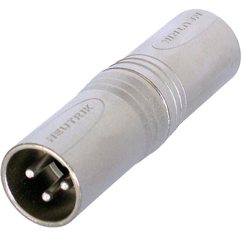 Neutrik 3pol-XLR Kabelstecker - 3pol-XLR Kabelstecker Serie: Adapter XLR-3-KA-ST/XLR-3-KA-ST