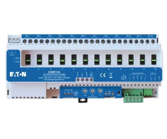 Zero88 SCMR1232 (12 x 32A realy channels) DIN Rail lighting controller for switching 230V