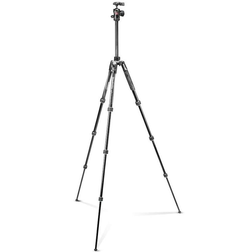 MANFROTTO Befree Advanced Alu Reisestativ Twist mit Kugelkopf, schwarz, inkl. Tragetasche