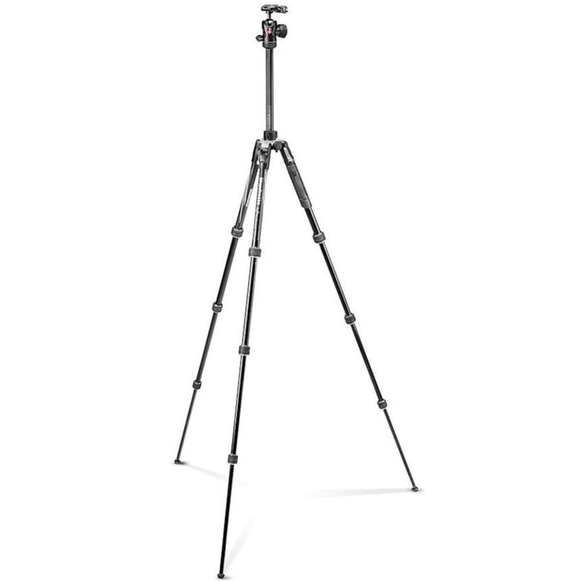 MANFROTTO Befree Advanced Alu Reisestativ Twist mit Kugelkopf, schwarz, inkl. Tragetasche
