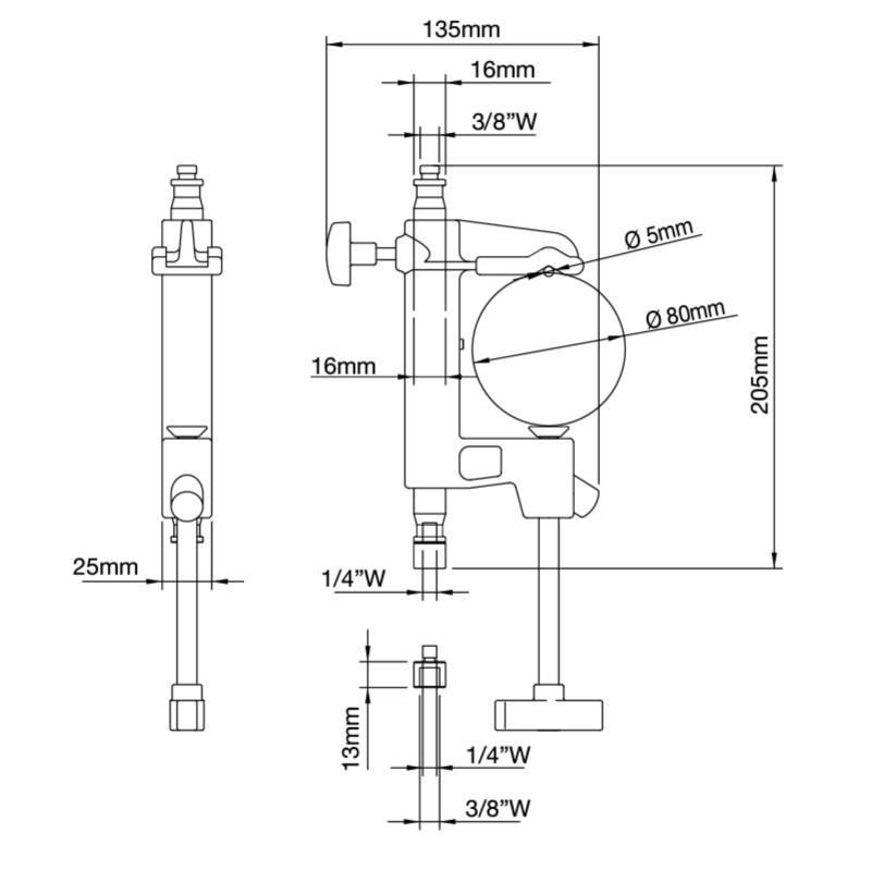 MANFROTTO QUICK RELEASE CLAMP --> Klemmbereich: 5-50mm