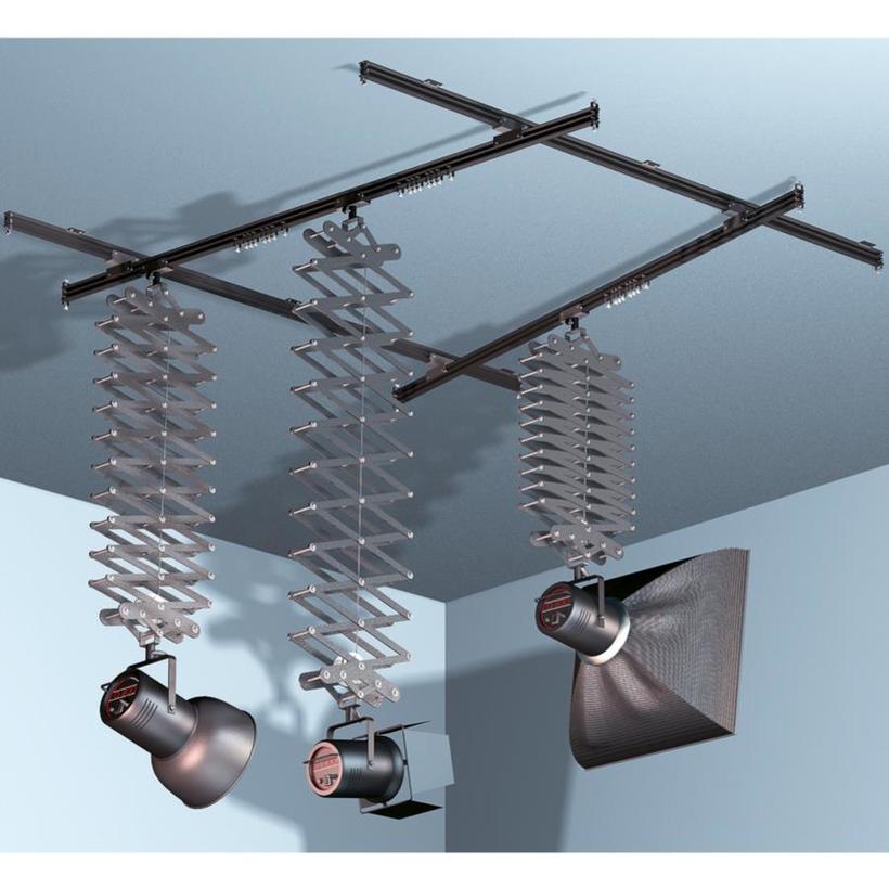 MANFROTTO TOP SYSTEM 43 Schienen System Komplettset 4x Deckenschienen, 3x Top Pantograph