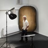 Manfrotto Vintage Hintergrund faltbar (1,5 x 2,1m) Tobacco/Olive