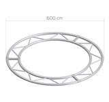 Litec FX25SC600A8P Horizontal ST 25 cm. flat - Circle ext. diam. cm. 600, 8 sect.