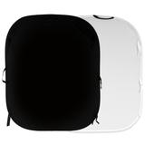 Manfrotto Falthintergrund Doppelseitig, Schwarz/Weiß 150x180cm