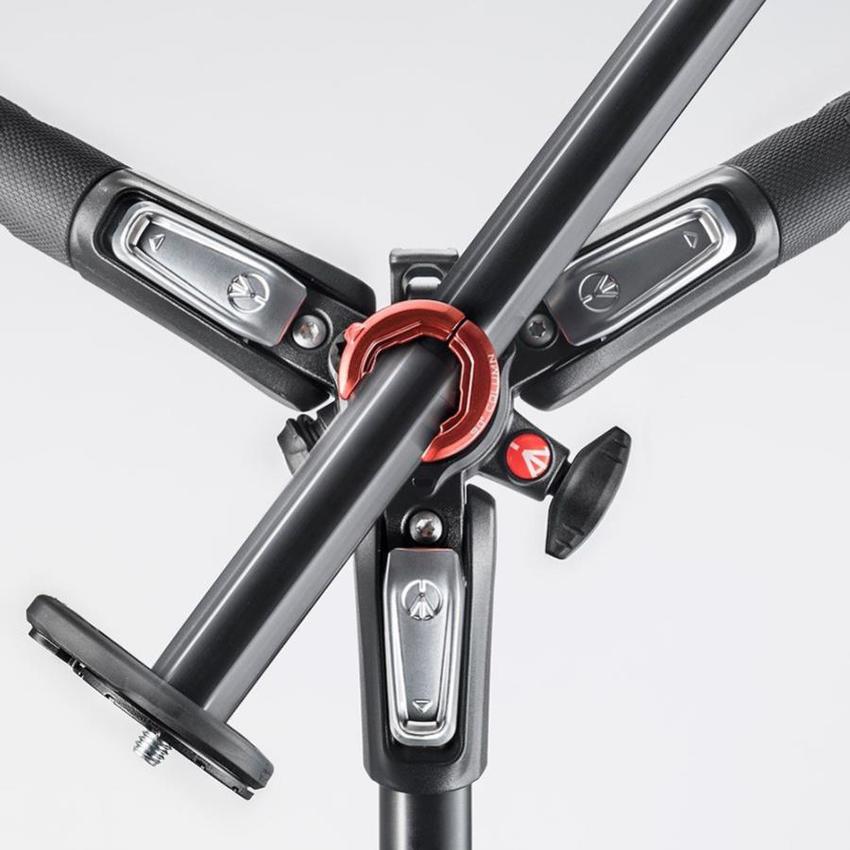 MANFROTTO 190XPRO Alu Stativ QPL, 4 Segmente max. Höhe: 160cm, max. Belastung: 7kg