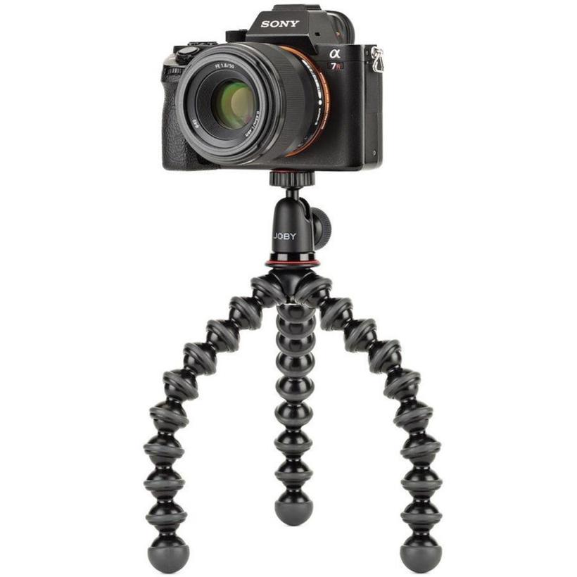 JOBY GorillaPod 1K Stativ Kit für spiegellose und Kompakt- kameras, Kompaktes Stativ und Kugelkopf für fortgeschrittene