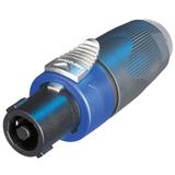 Neutrik Adapter von NL4FC zu 1/4" 2 poligem Klinkenstecker Serie: Adapter Speakon-KA-BU/6.35-ST
