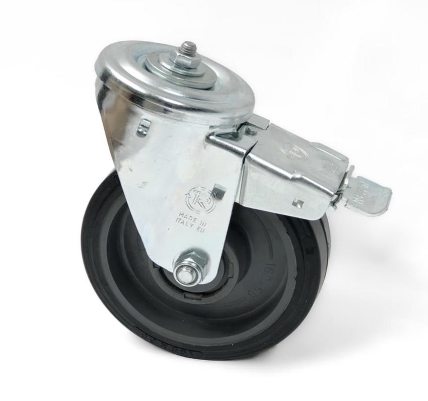 MANFROTTO WHEEL SET 160MM W/BRAKES (3 wheels per set) M10 THREAD ATTACHMENT