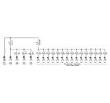 Merz Steckdosenverteiler Event TYP: SVE4 63/121-15 Steckdosenvert. Kunstst. 44kVA IP44, stappelbar, Tragegriffe