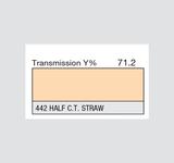 LEE-Filters, Nr. 442, Rolle 762x122cm normal, half c.t. straw / CTS