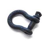 Schäkel Black Pin hochfest, geschweifte Form, verzinkt, mit Augenbolzen (Schraubbolzen), 0.50 to Tragfähigkeit,