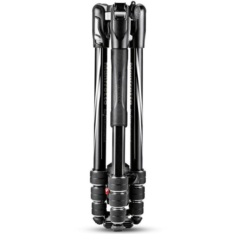 MANFROTTO Befree Advanced Alu Reisestativ Twist mit Kugelkopf, schwarz, inkl. Tragetasche