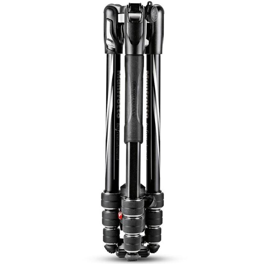 MANFROTTO Befree Advanced Alu Reisestativ Twist mit Kugelkopf, schwarz, inkl. Tragetasche