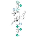 MANFROTTO LITE TITE SWIVEL+ UMBRELLA ADPT SCHIRMNEIGER, Kartonverpackung