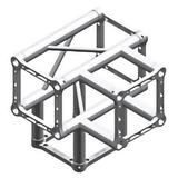 Litec QX40SAT4 ST 40 cm. square - 4 way tee