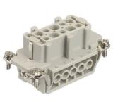 Harting HB-10 BS, Buchseneinsatz mit Drahtschutz BU-S Buchseneinsatz, Schraubanschluß