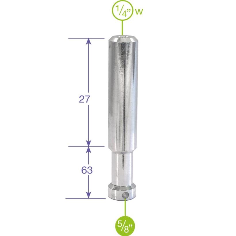 MANFROTTO 5/8" STUD WITH 1/4 FEMALE THREAD (25mm depth) 