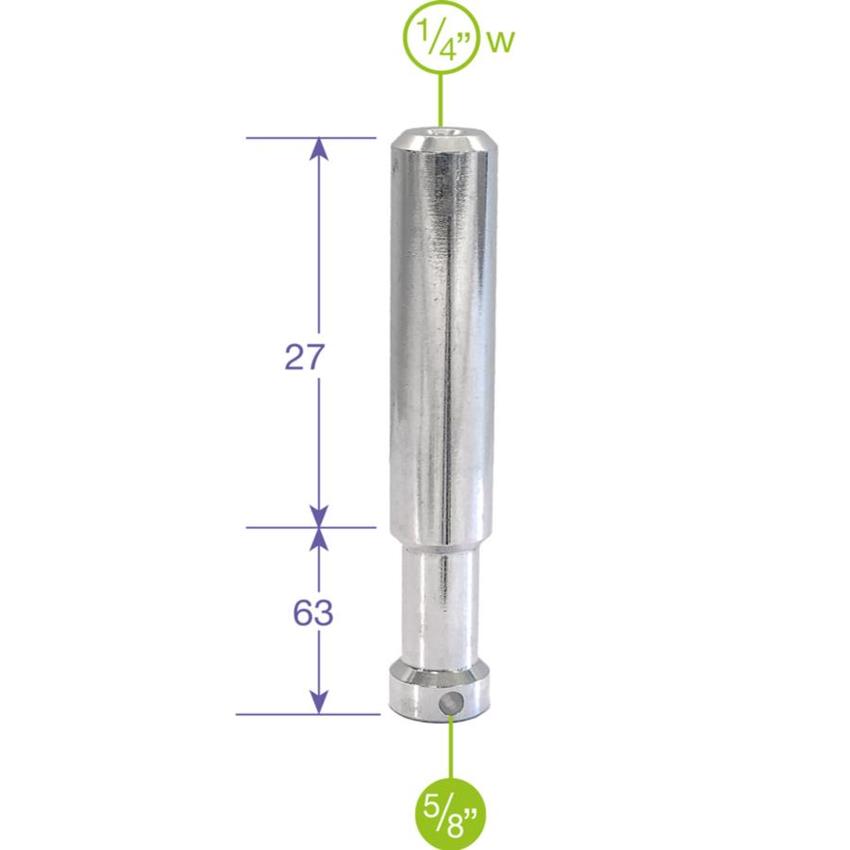 MANFROTTO 5/8" STUD WITH 1/4 FEMALE THREAD (25mm depth) 