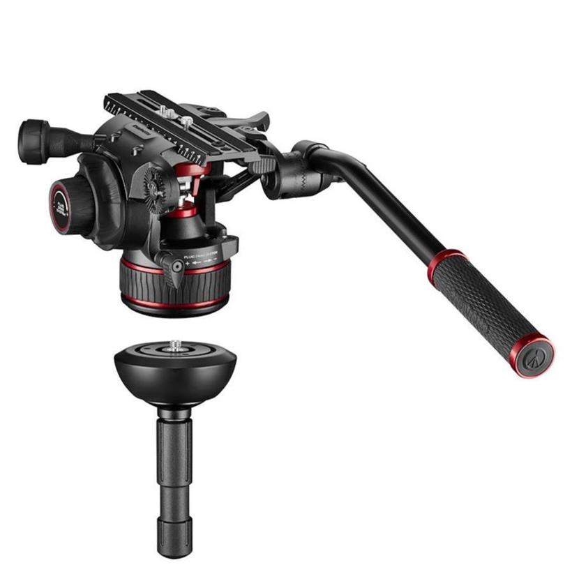 MANFROTTO Nitrotech 612 Carbon Video-Stativ mit Mittelspinne und Tasche
