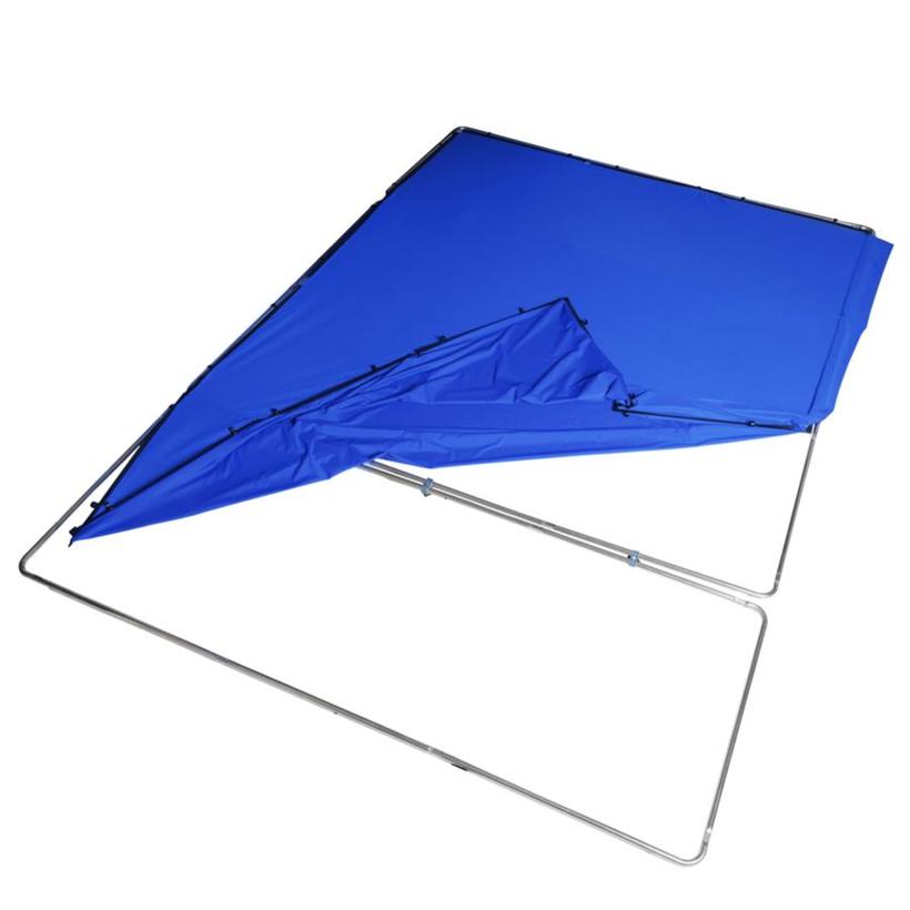 MANFROTTO Chroma Key FX Background Blue 4m x 2.9m (Kit mit Stoff und Rahmen)