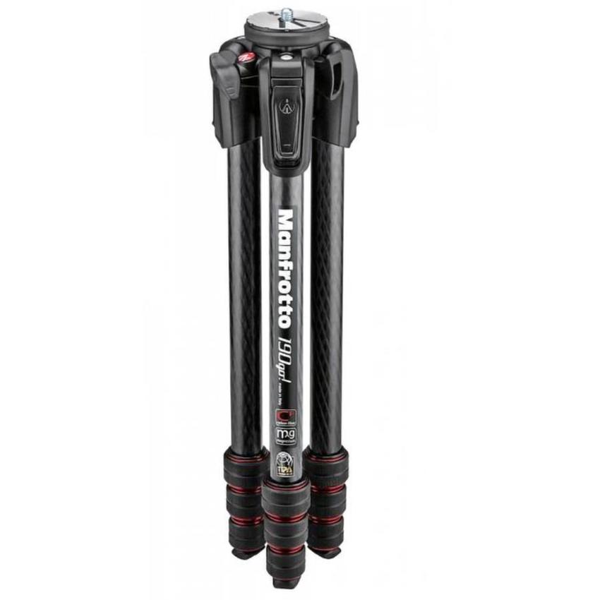 MANFROTTO 190go! Carbon Stativ Twist, 4 Segmente 