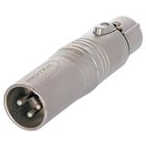 Neutrik 3pol-XLR Kabelstecker - 5pol-XLR Kabelbuchse Serie: Adapter XLR-3-KA-ST/XLR-5-KA-BU